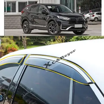 Honda CRV CR-V VĖJAS 2017 2018 2019 2020 2021 Automobilių Kėbulo Styling Lipdukas Plastikinių Langų Stiklo Vėjo Skydelis Lietaus/Saulės Guard Ventiliacijos