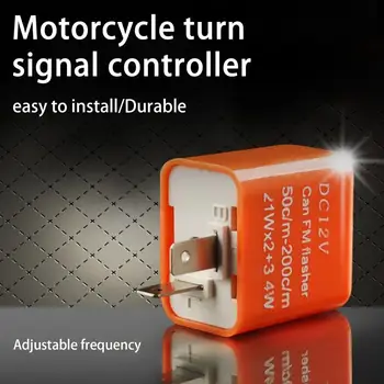 Karšto Pardavimo ！2 Pin LED Flasher Motociklo Posūkio Signalo Indikatorius 12V Flash Relay Motociklą Priedai